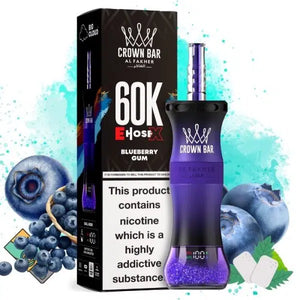Crown Bar Al Fakher E-Hose X 60000 Blueberry Gum Maroc