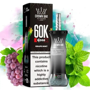 Crown Bar Al Fakher E-Hose X 60000 Grape Mint Maroc