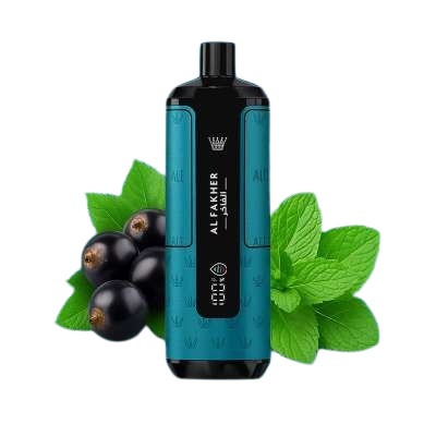 Al Fakher Crown Bar Hypermax 15000 Puffs-Blackcurrant Mint