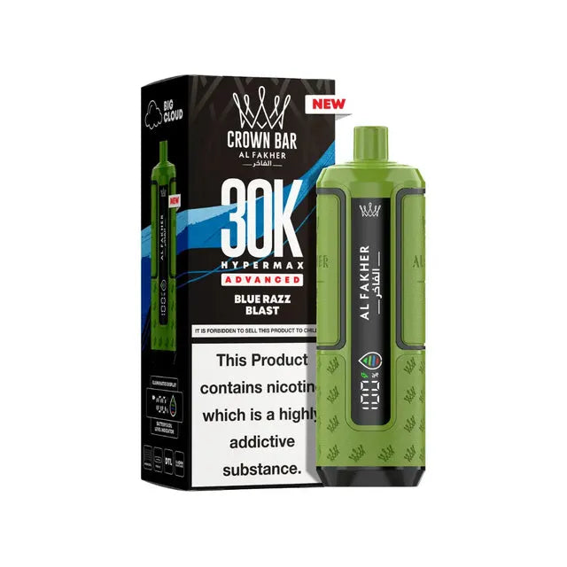 Al Fakher Crown Bar 30K Blue Razz Blast