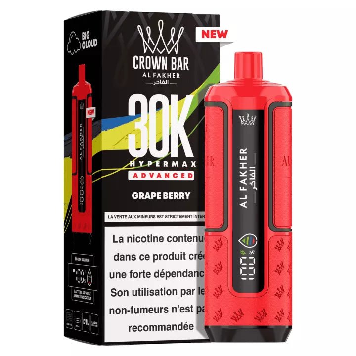 Al Fakher Crown Bar 30K Grape Berry | shisha.ma