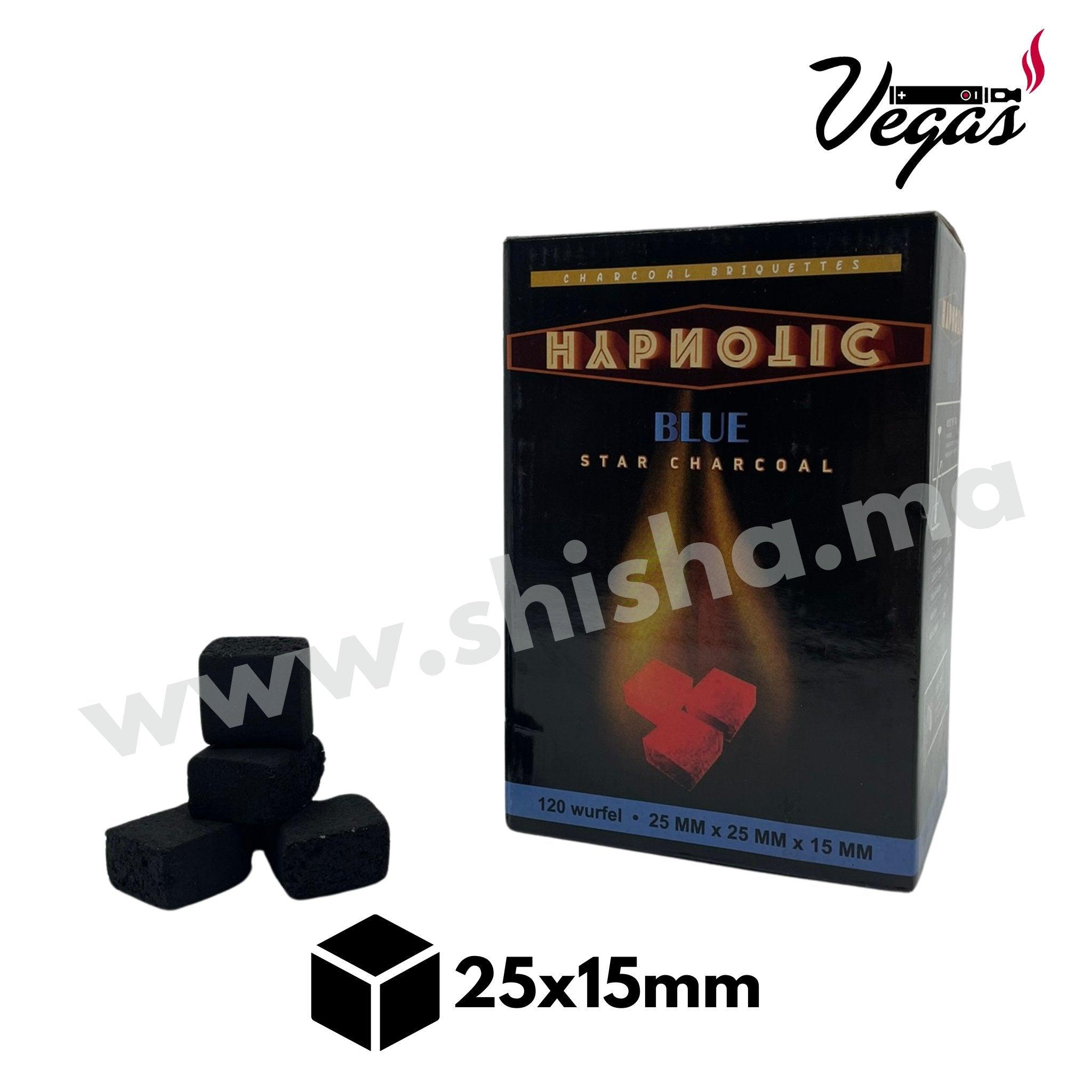 Charbon HYPNOTIC BLUE 1Kg 120 pièces - shisha.ma