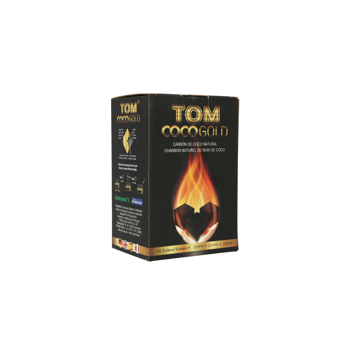 Tom Coco Gold 1kg 72 pièces - shisha.ma