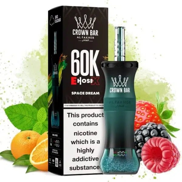 Crown Bar Al Fakher E-Hose X 60000 Space Dream - shisha.ma