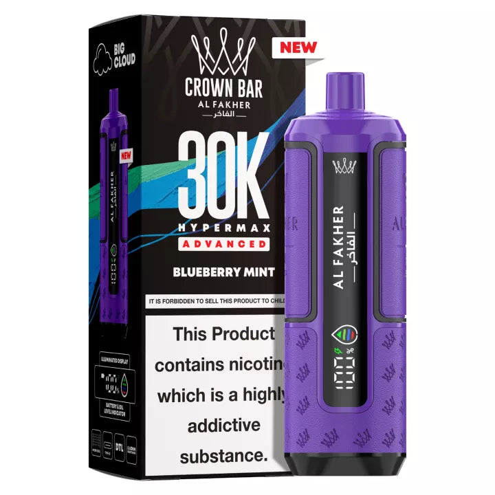 Al Fakher Crown Bar 30K Blueberry Mint