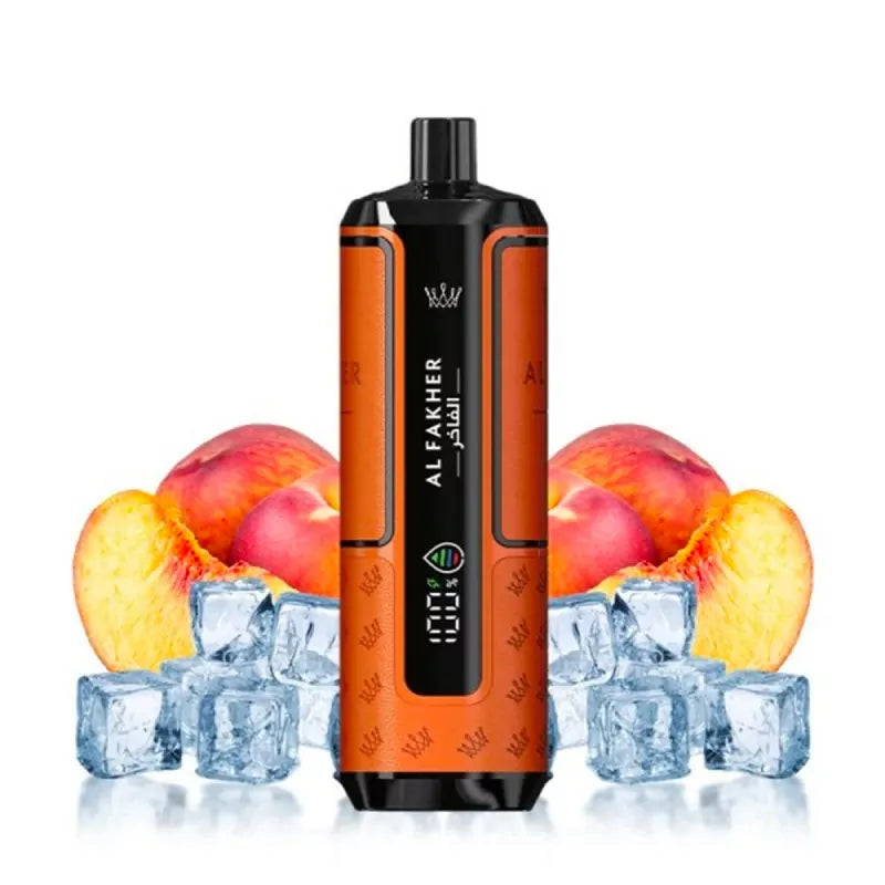 Al Fakher Crown Bar Hypermax 15000 Puffs-Cool Mango shisha.ma Al Fakher Crown Bar Hypermax 15000 Puffs-Cool Mango shisha.ma