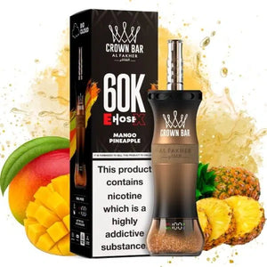 Crown Bar Al Fakher E-Hose X 60000 Mango Pineapple Maroc