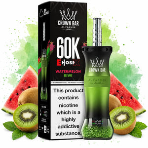 Crown Bar Al Fakher E-Hose X 60000 Watermelon Kiwi Maroc