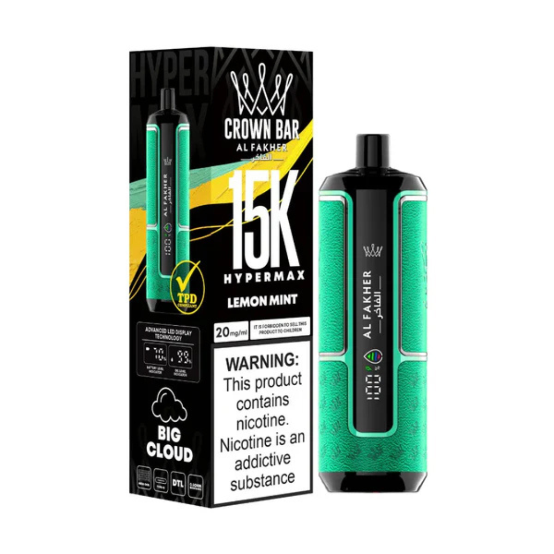Al Fakher Crown Bar Hypermax 15000 Puffs – Vape jetable
