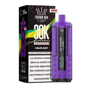 Al Fakher Crown Bar 30K Grape Mint | shisha.ma
