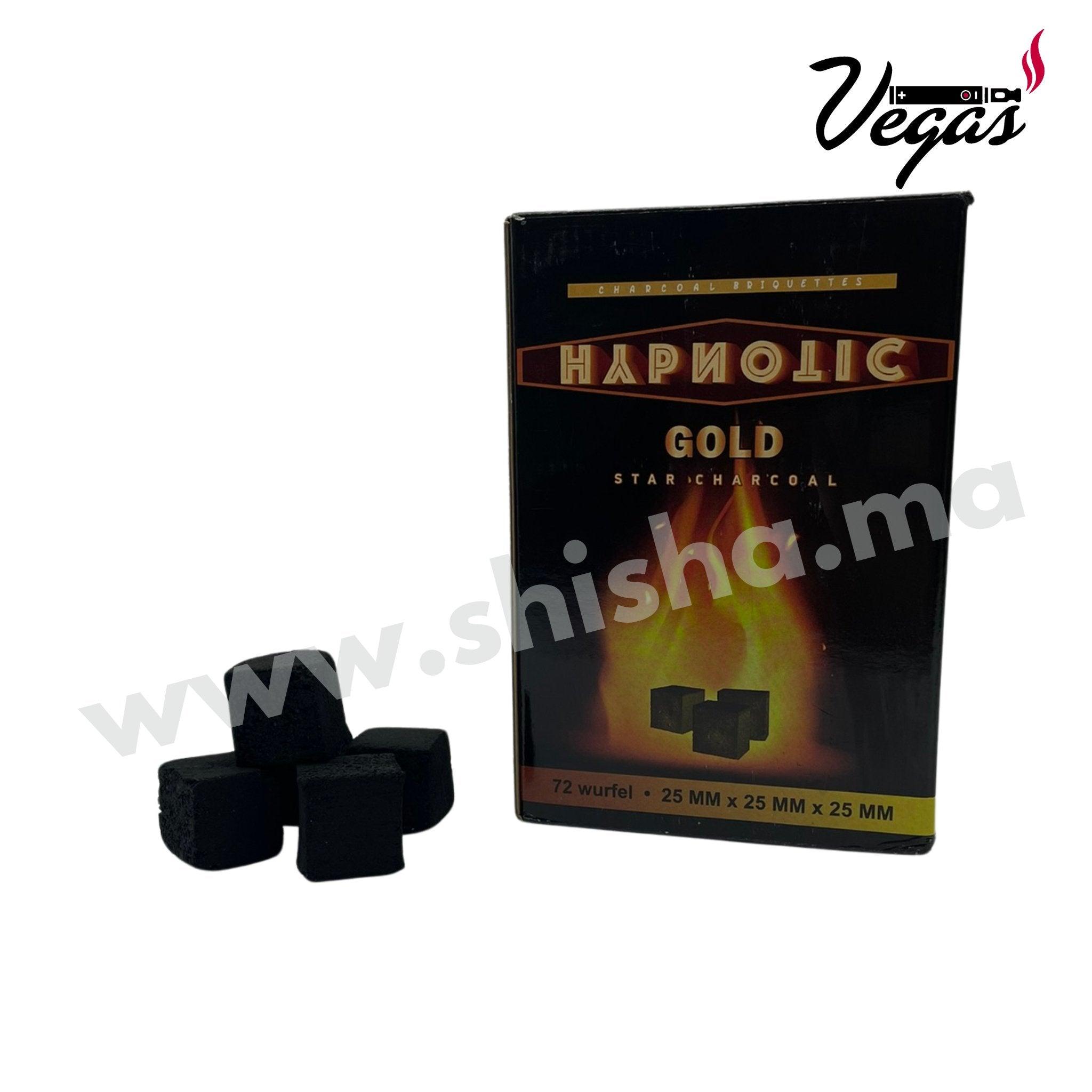 Charbon HYPNOTIC GOLD 1Kg 72 pièces - shisha.ma