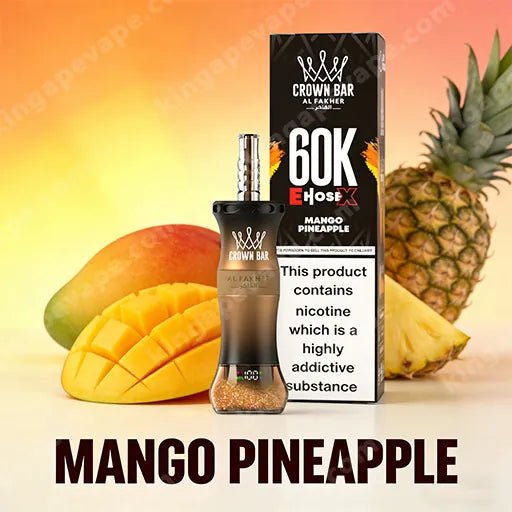 Crown Bar Al Fakher E - Hose X 60000 Mango Pineapple - shisha.ma