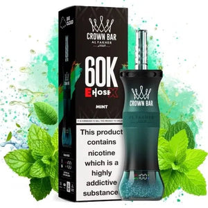Crown Bar Al Fakher E-Hose X 60000 Mint - shisha.ma