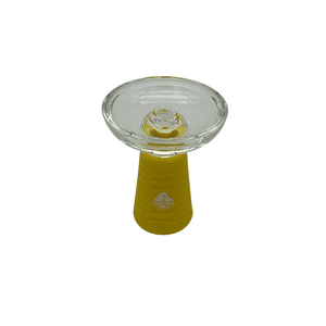 Foyer en Verre Premium avec Revêtement Silicone Maroc - shisha.ma