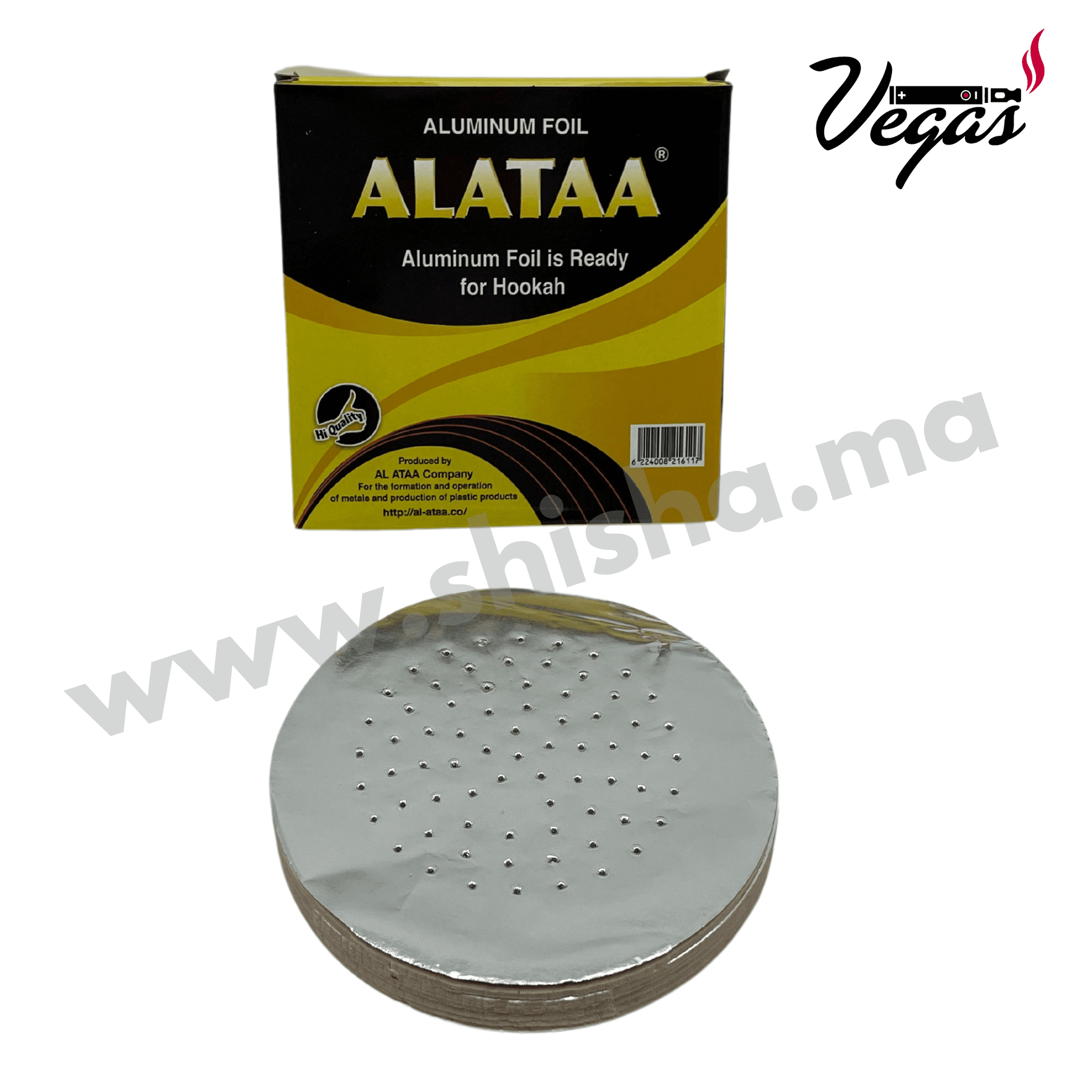 Papier Aluminium Perforé - shisha.ma